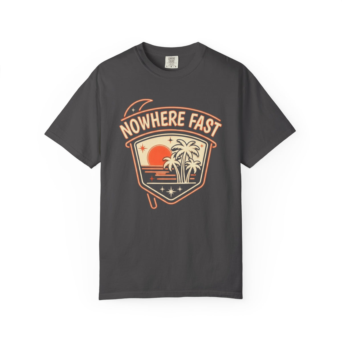 "Nowhere Fast" Unisex Garment-Dyed Tee