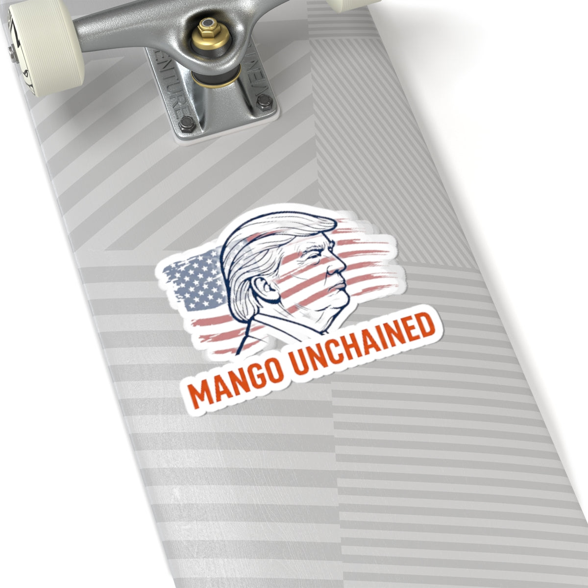 Mango Unchained | Kiss-Cut Sticker — AttitudeShirts