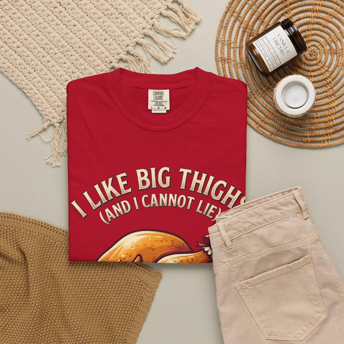 "I Like Big Thighs" Unisex Garment-Dyed Tee