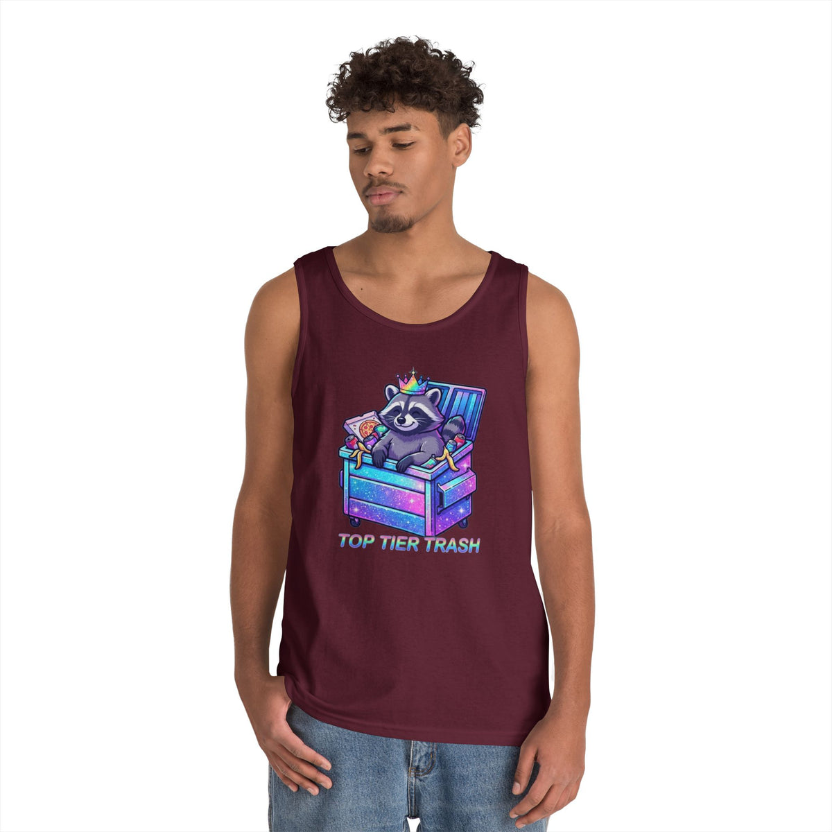 Color: Maroon | Top Tier Trash Tank Top