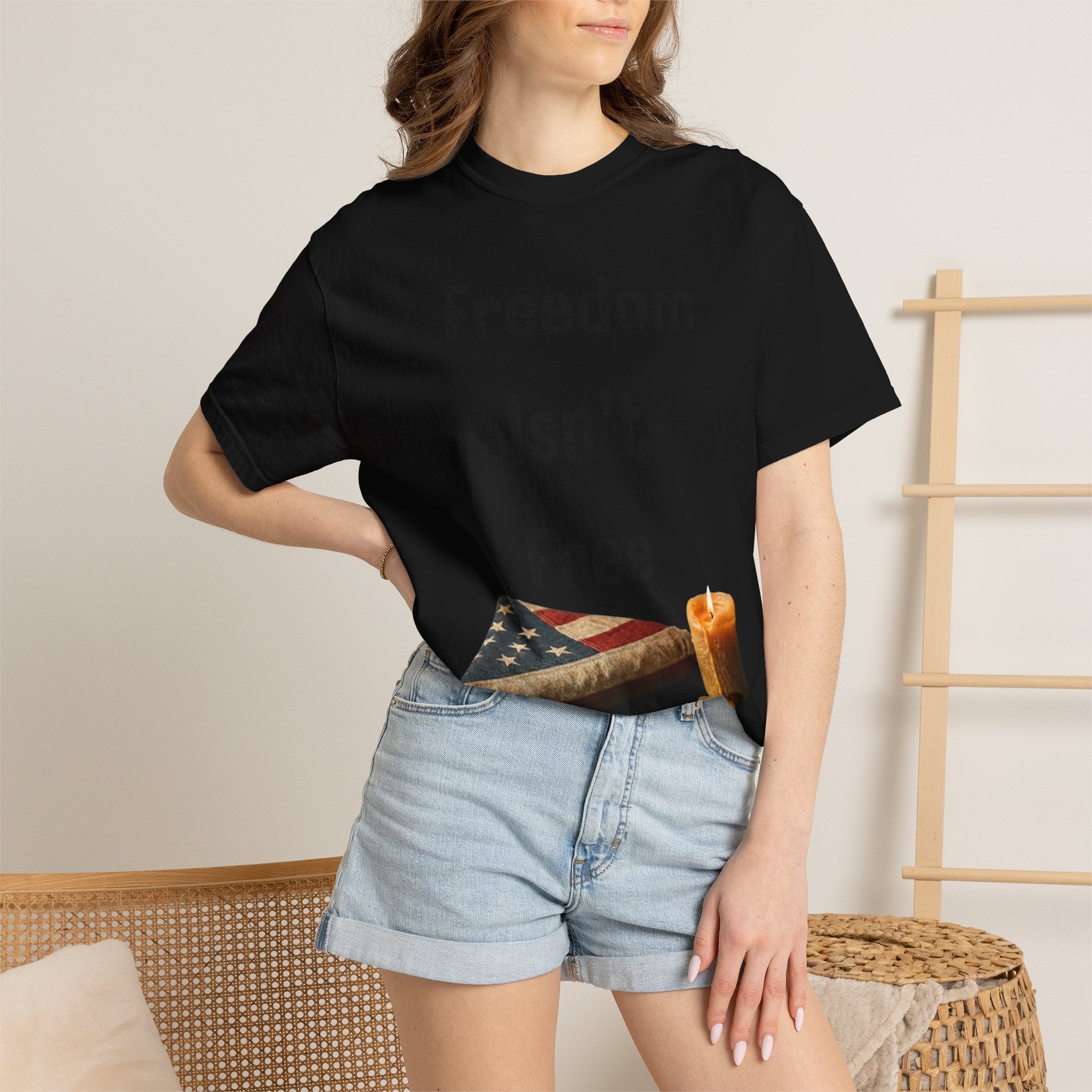 "Freedom Isn't Free" Unisex Garment-Dyed T-shirt