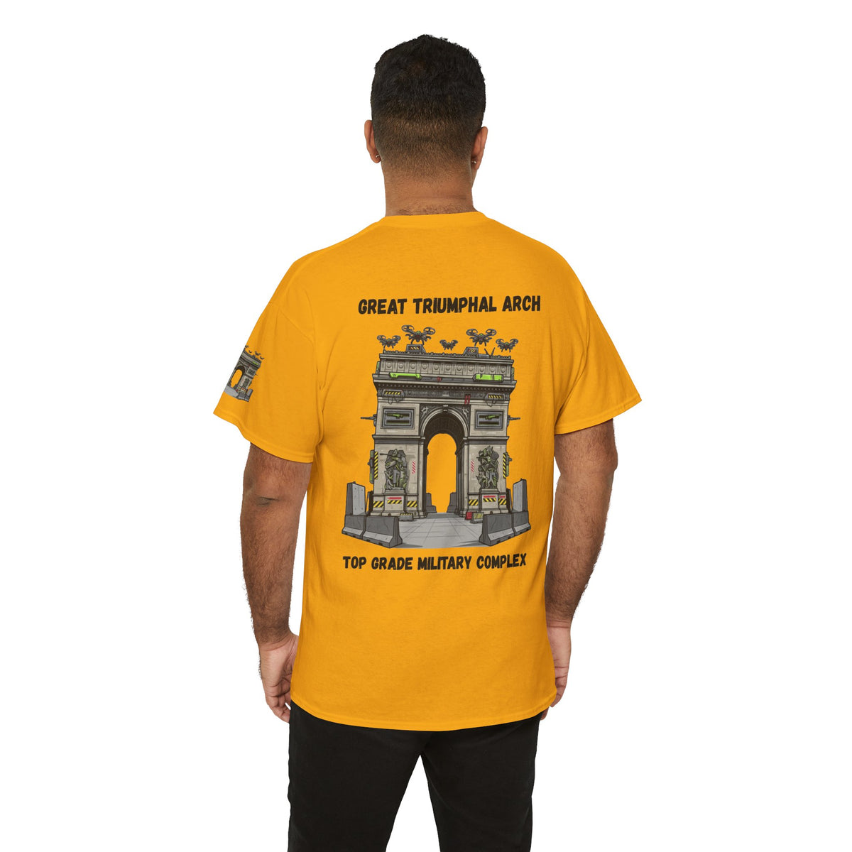 Color: Gold | Top Grade Military Complex Premium Graphic Tee