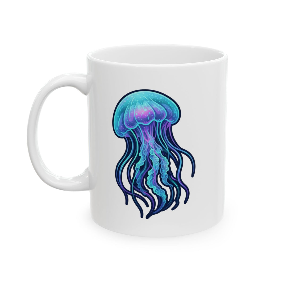 "Jelly Credible" White Ceramic Mug — Graphic