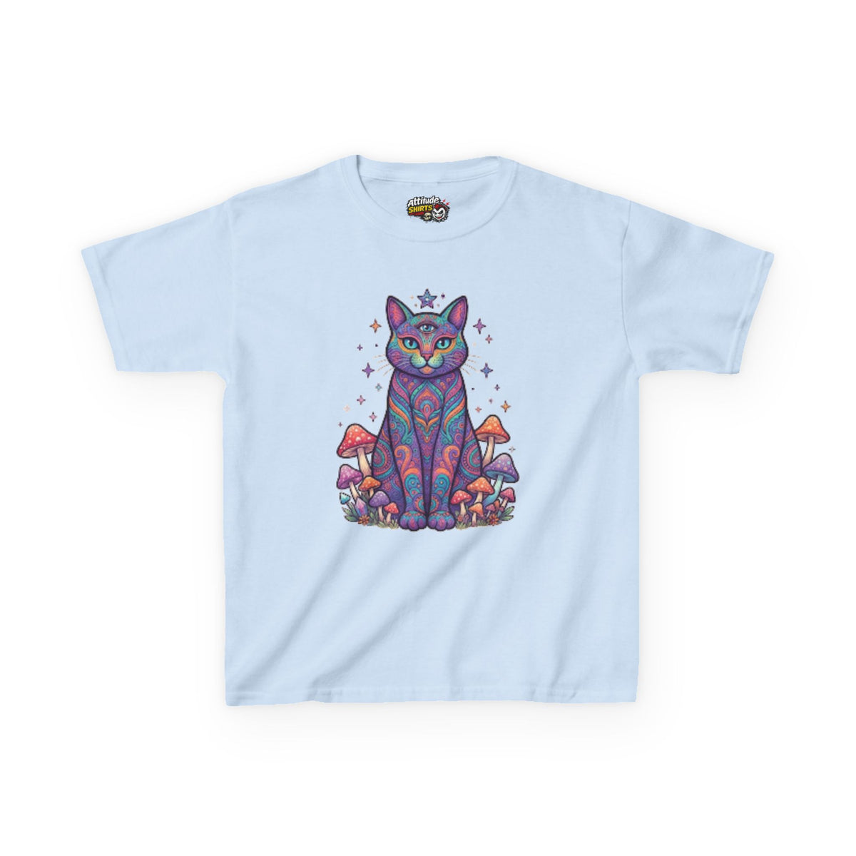 "Hippy Cat" Kids Tee