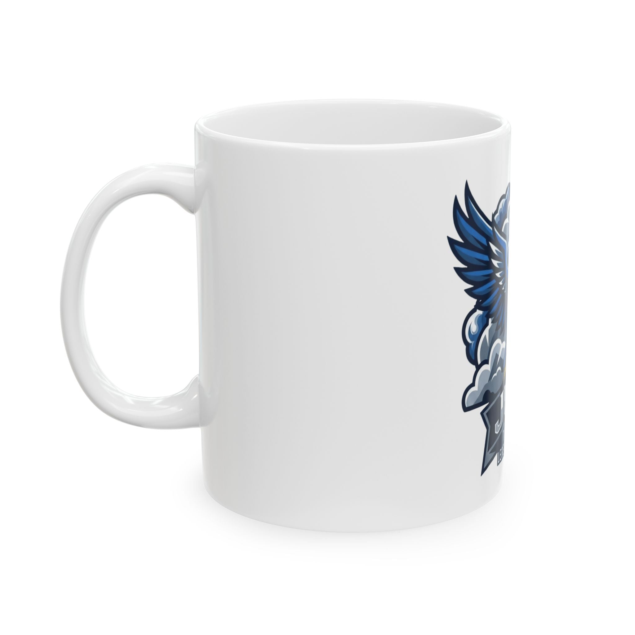 "July Legend" White Ceramic Mug