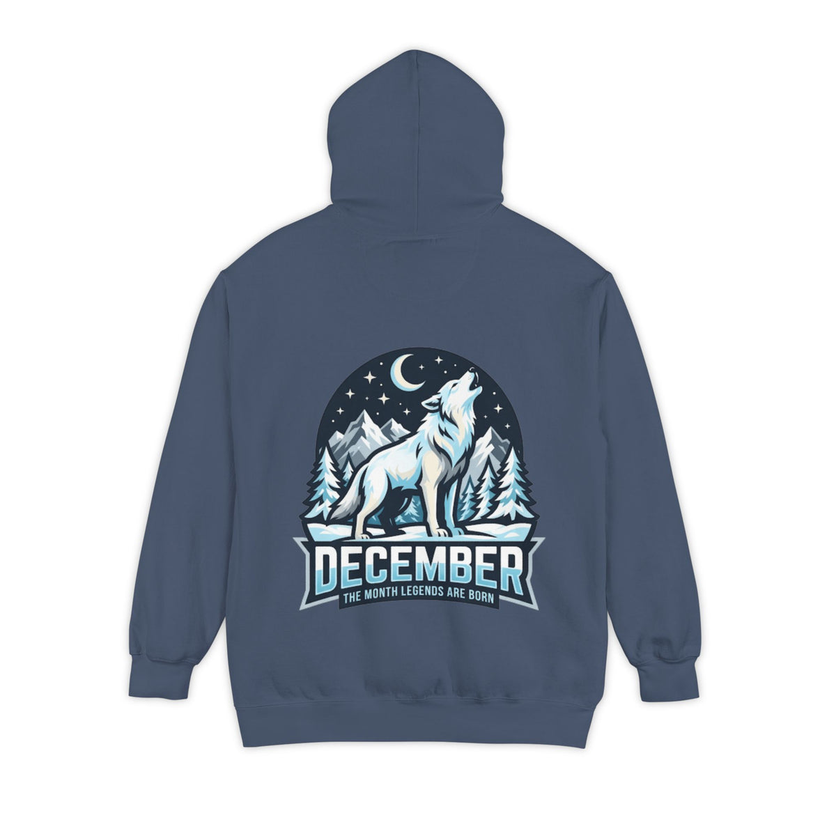 Color: Denim | December Legend Garment-Dyed Hoodie