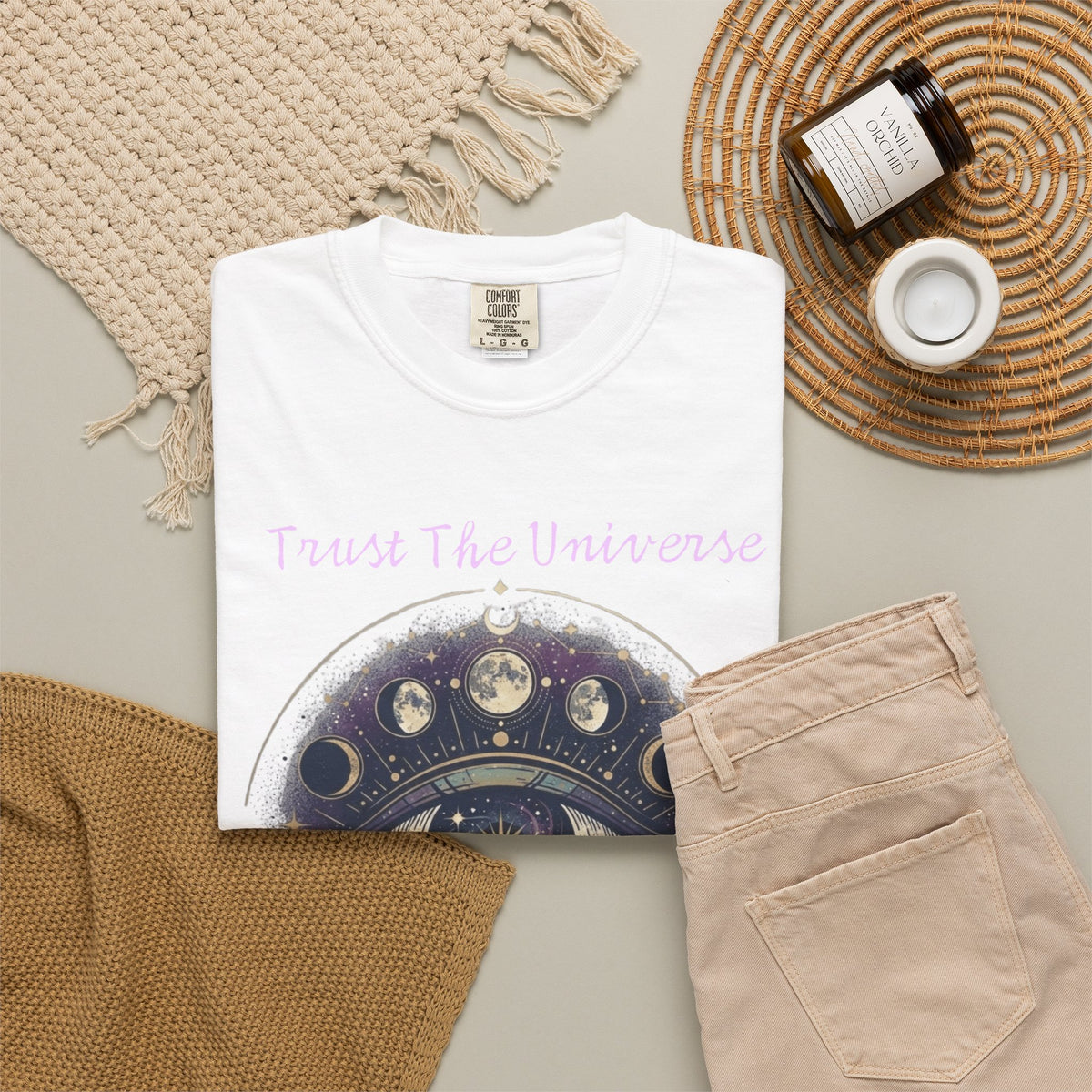 "Trust the Universe" Unisex Garment-Dyed Tee