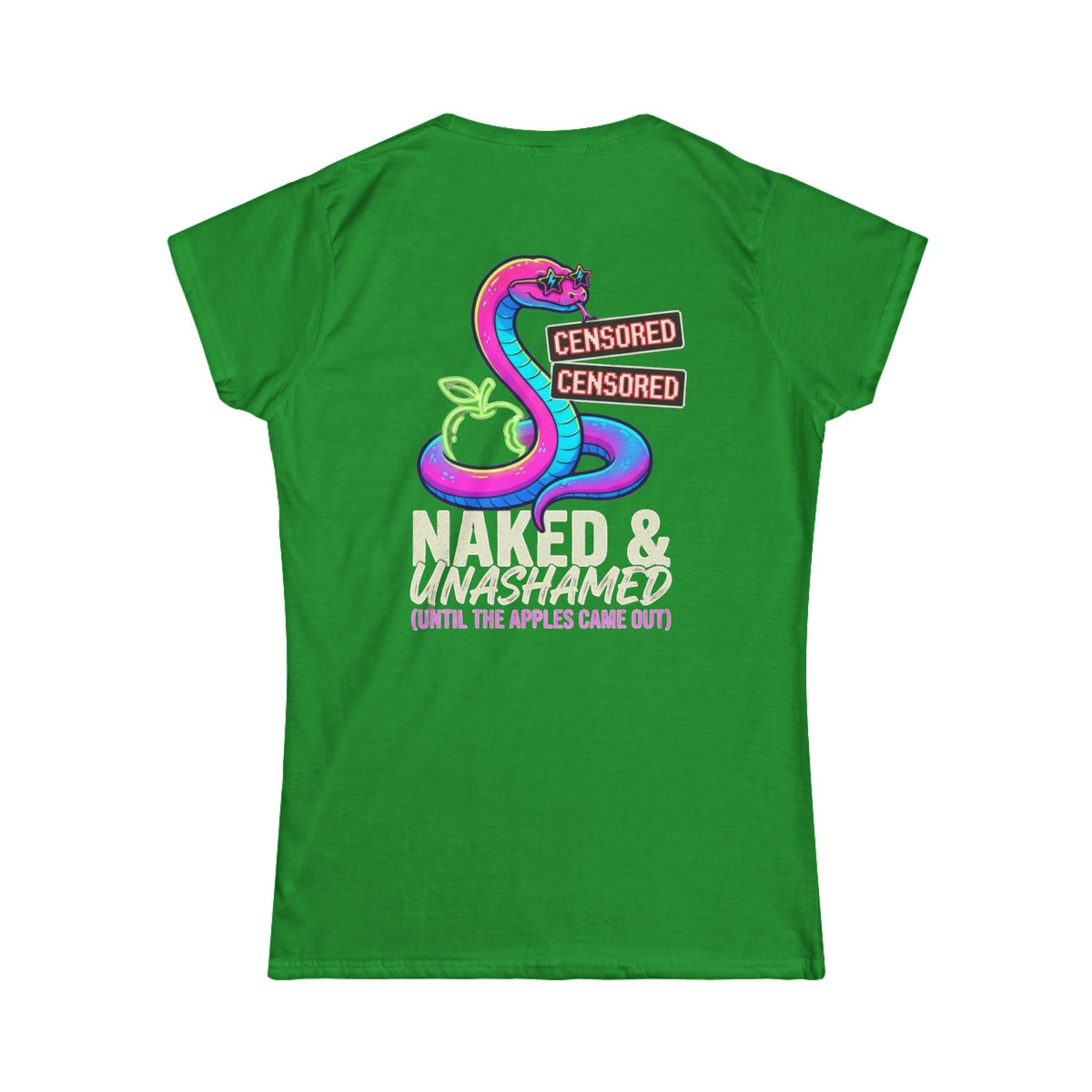 "Good Book Series Naked & Unashamed" Women's Tee