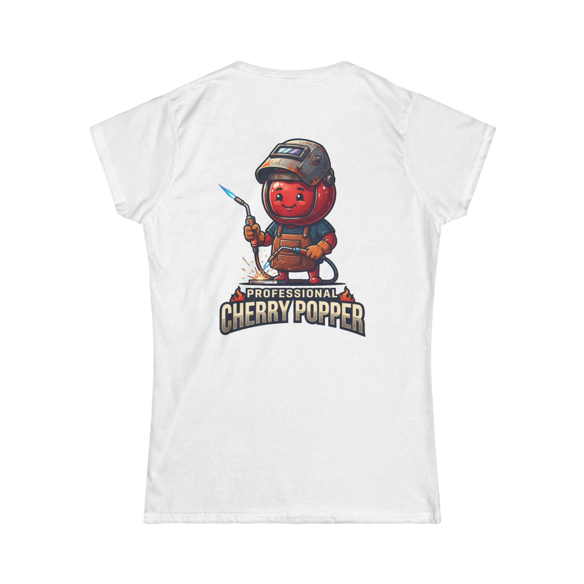 Color: White | Professional Cherry Popper Women's Tee