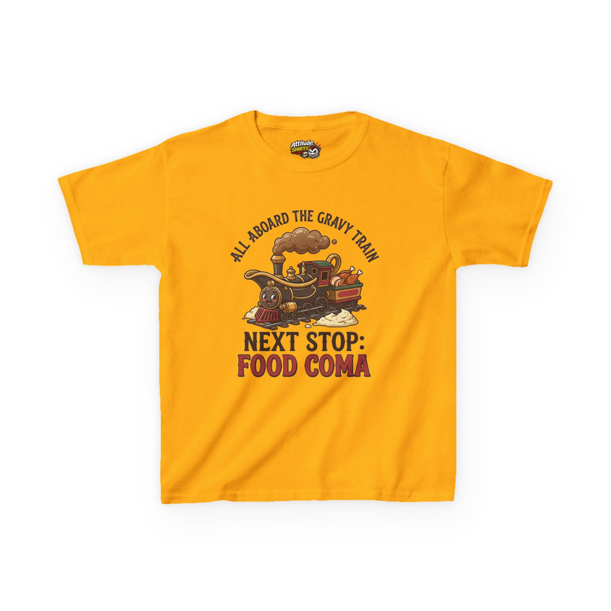 "Next Stop Food Coma" Kids Tee