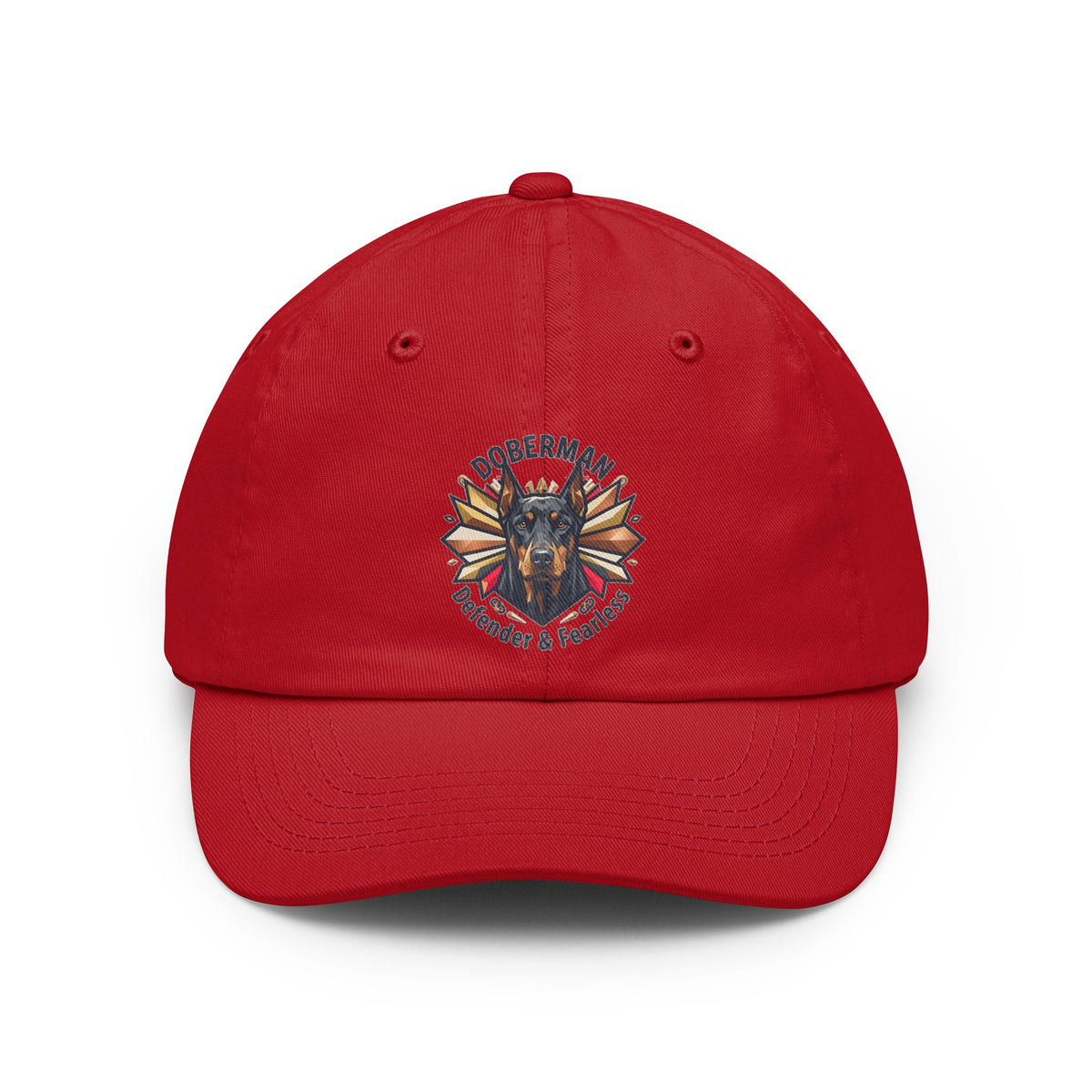 Color: Red | Doberman Defender Dad Hat