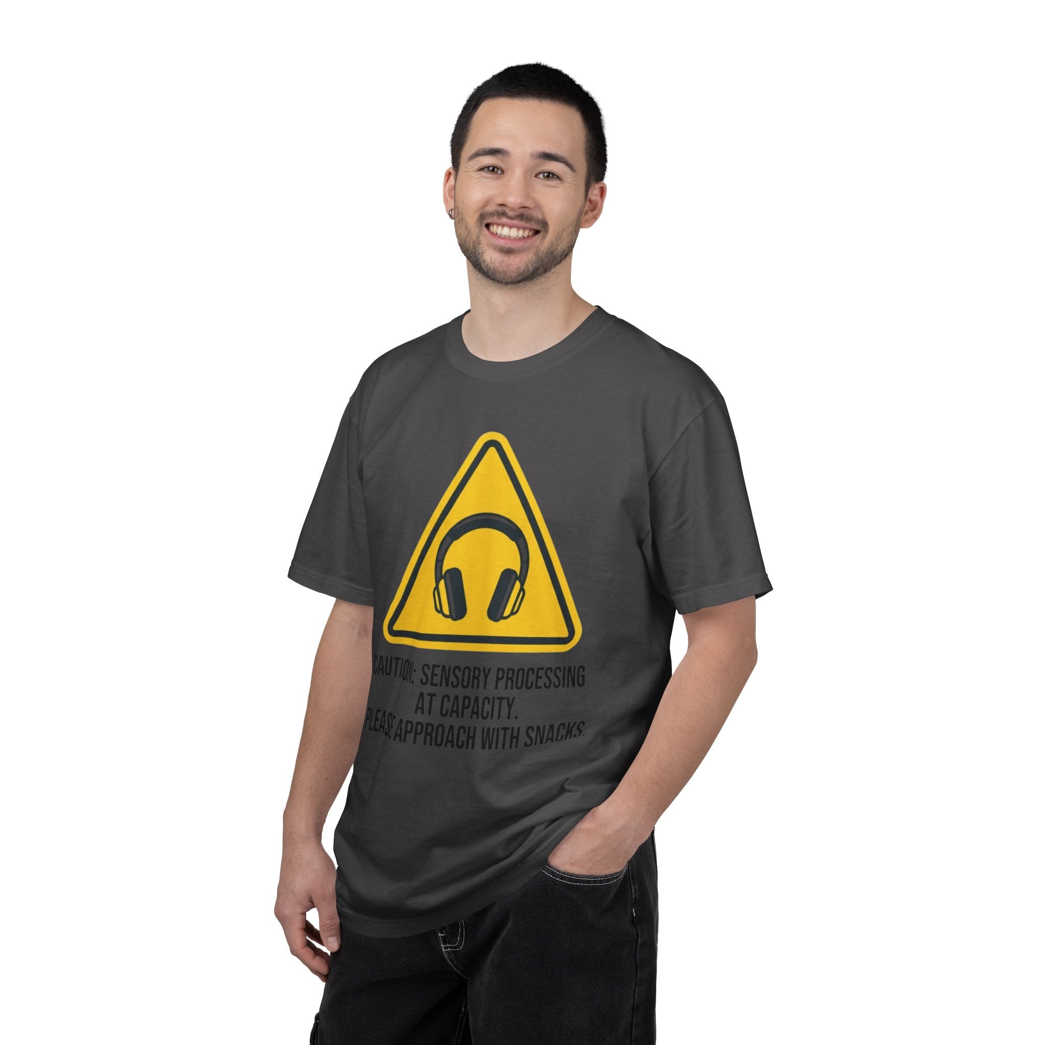 "Sensory At Capacity" Unisex Garment-Dyed Tee
