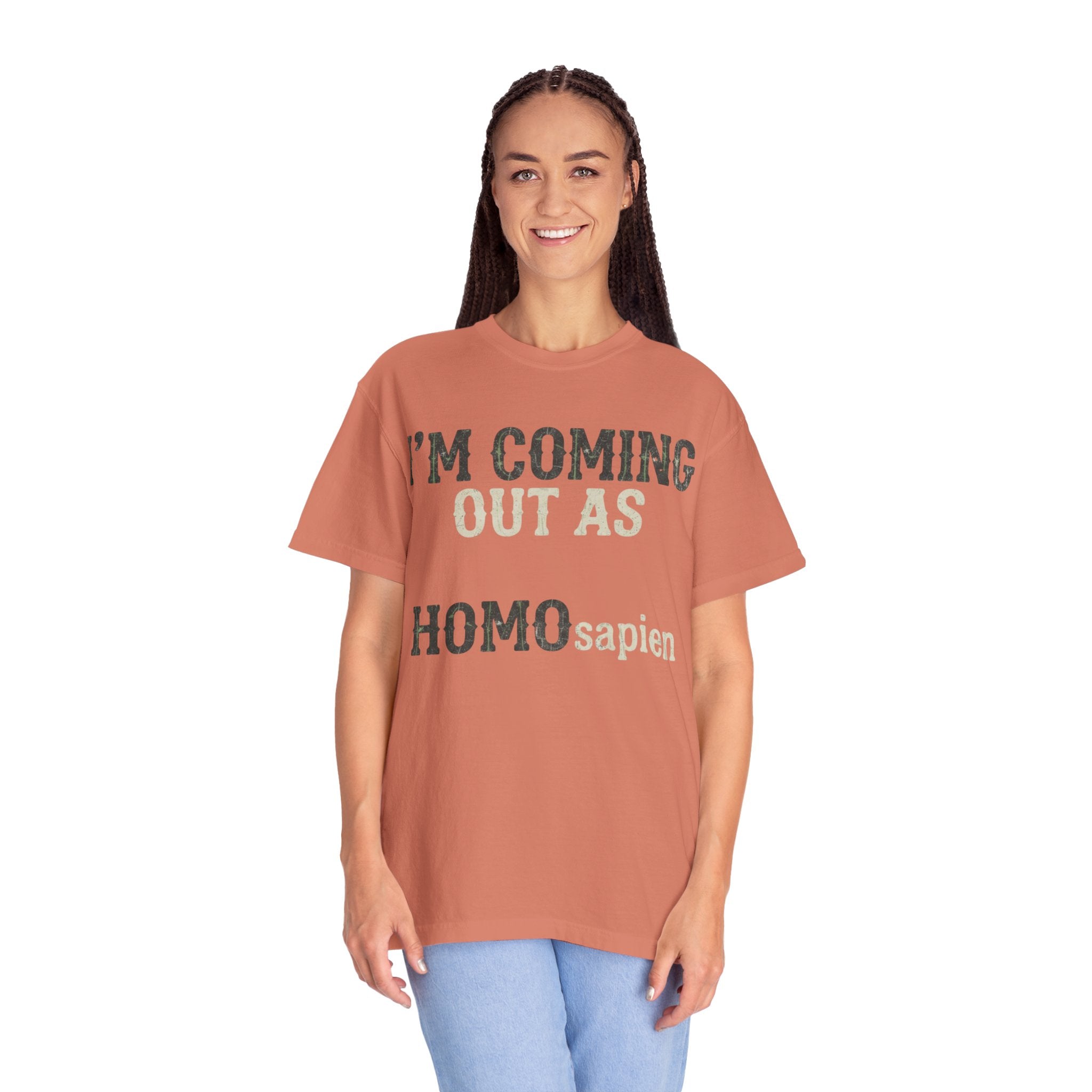 "I'm Coming Out" Unisex Garment-Dyed Tee