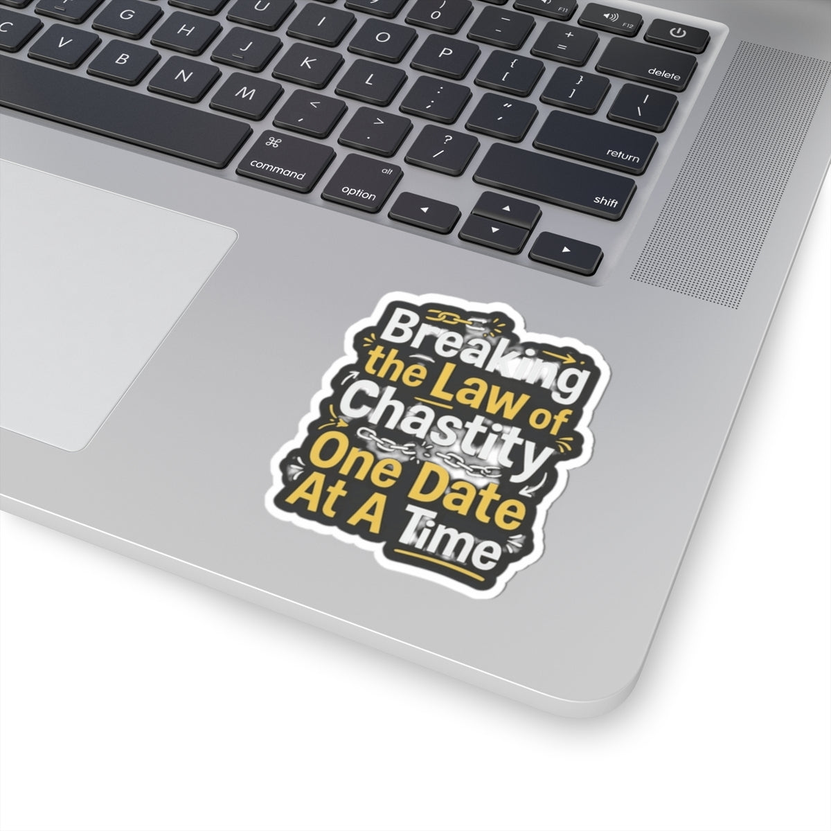 "Breaking the Law of Chastity" Sticker — Main