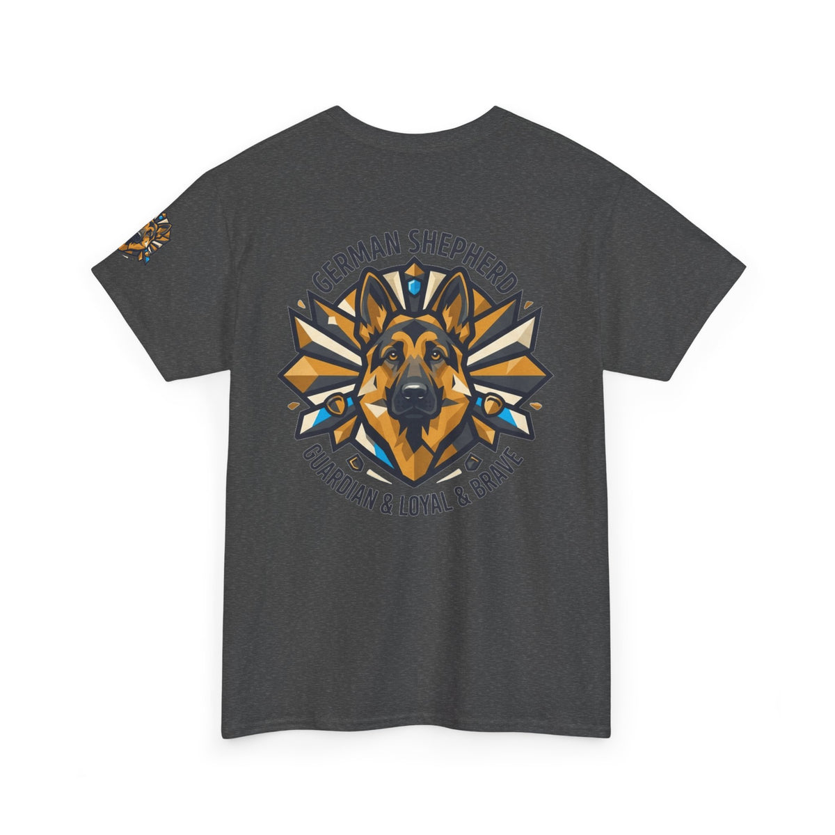 "German Shepherd Guardian Loyal Brave" Premium Graphic Tee