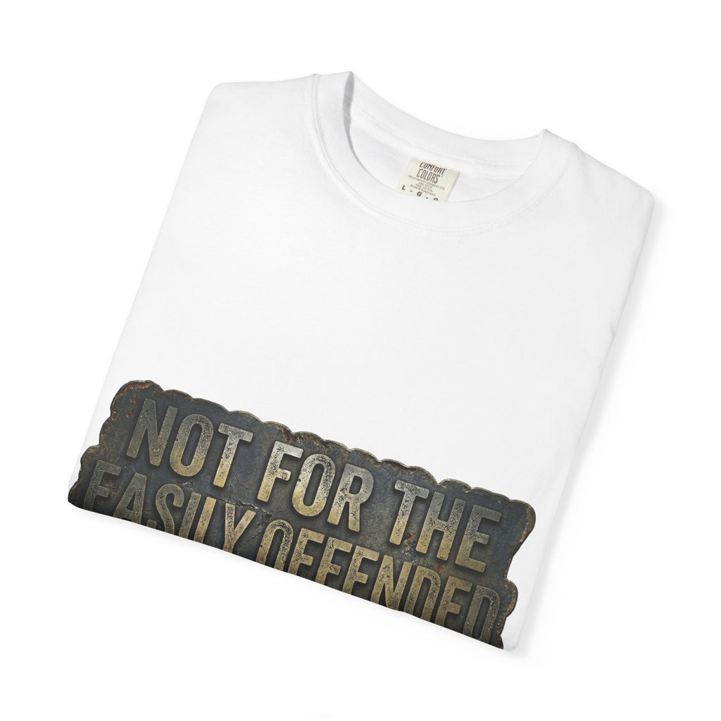 Fair Warning Label | Garment-Dyed Tee — AttitudeShirts