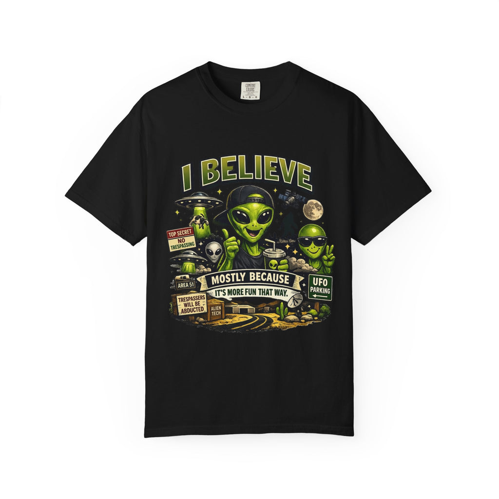 "I Believe" Unisex Garment-Dyed Tee