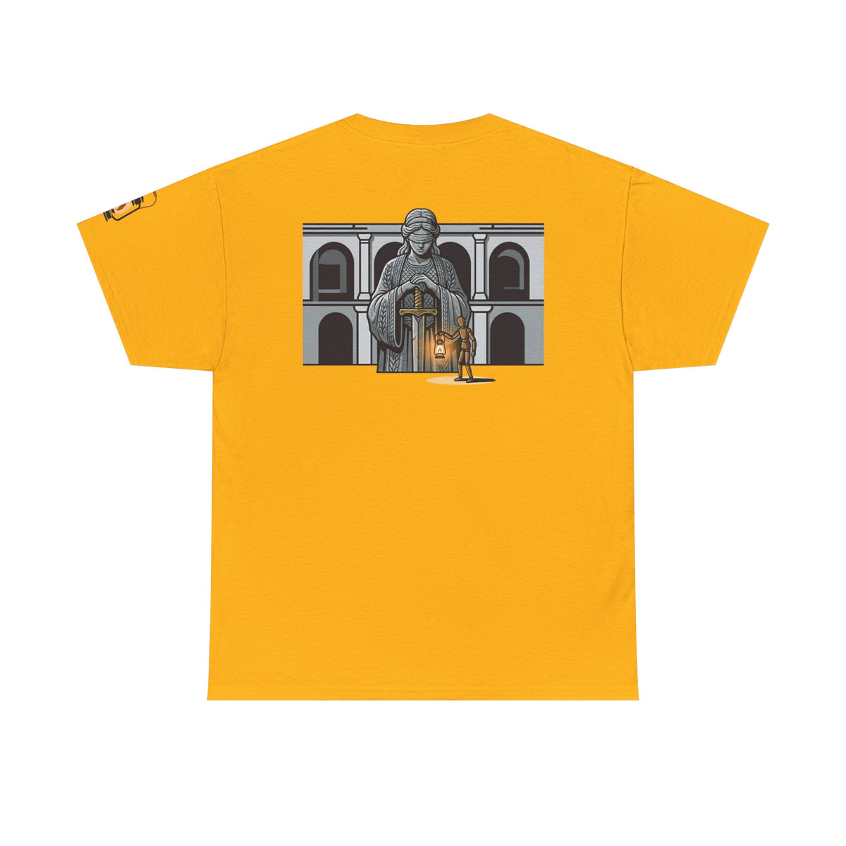 Color: Gold | Blind Justice Premium Graphic Tee