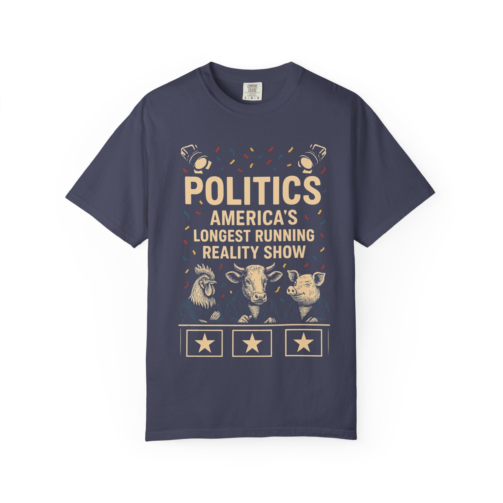 "The Ultimate Reality Show" Unisex Garment-Dyed T-shirt