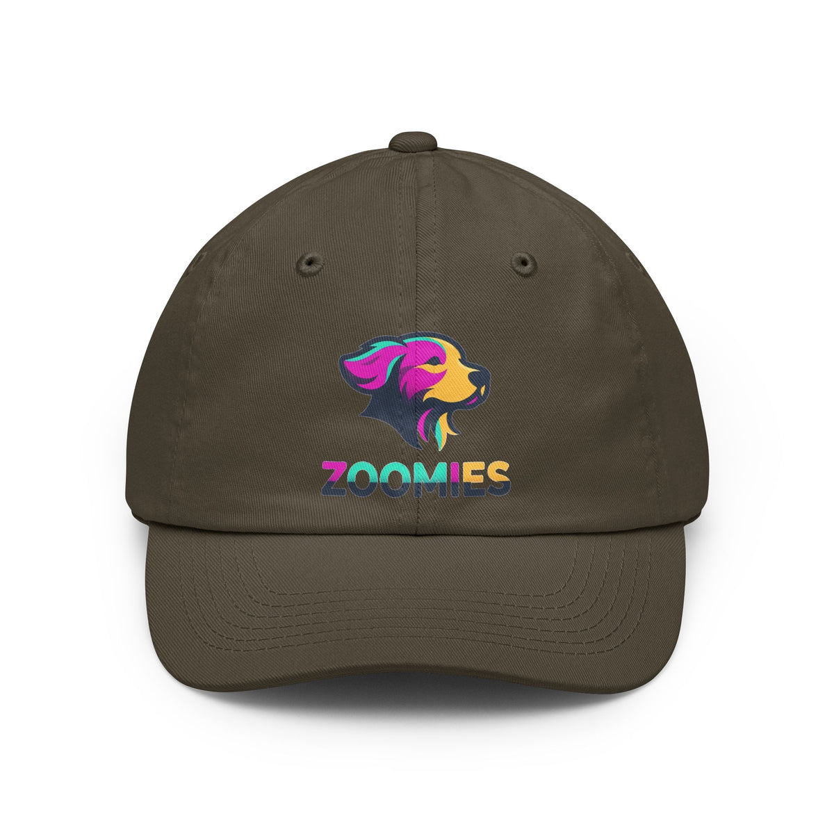 Color: Olive | Professional Zoomie Expert Dad Hat — Graphic
