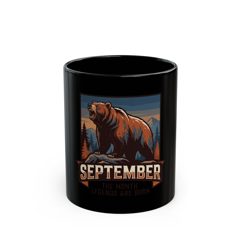 "September Legend" Black Ceramic Mug