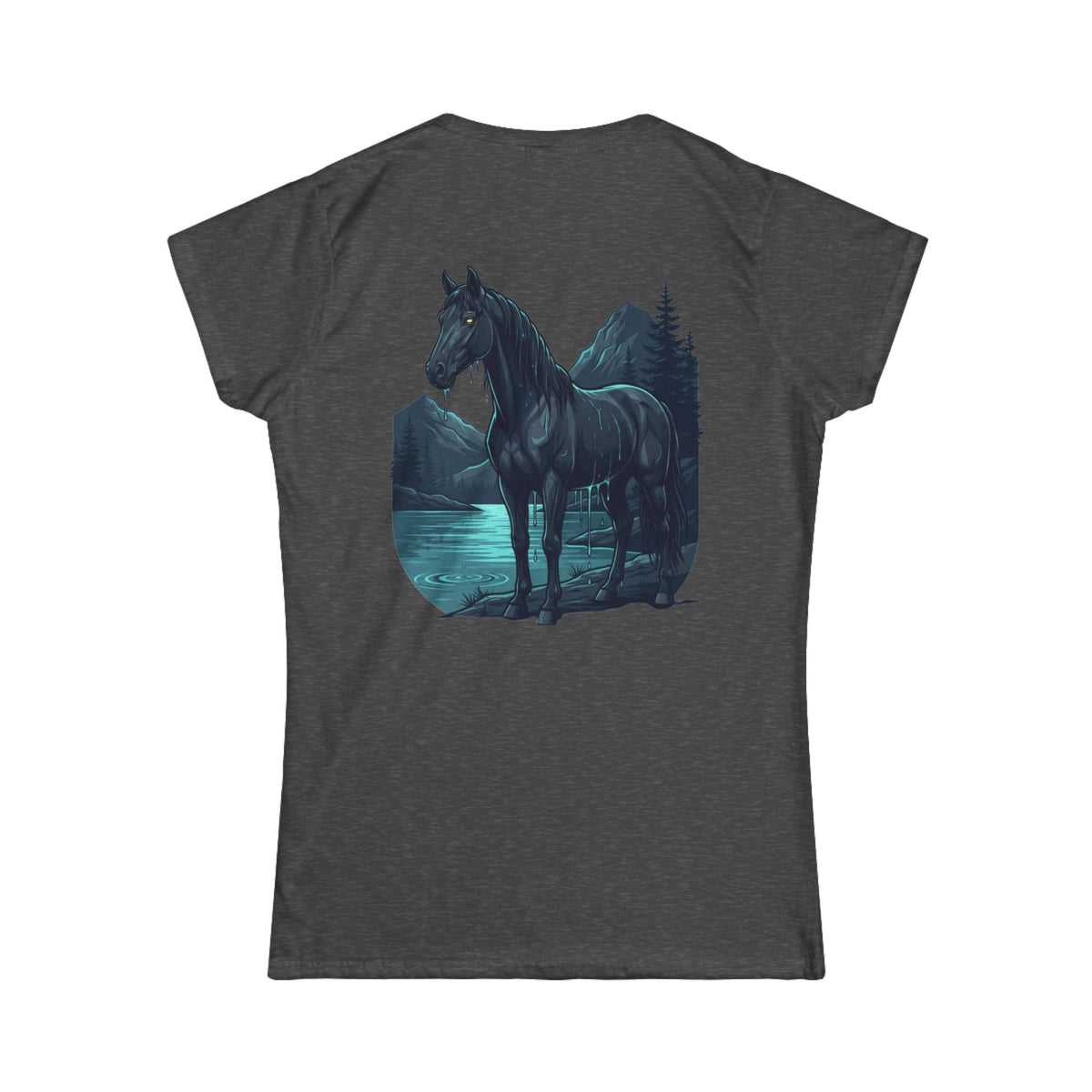 Color: Dark Heather | Kelpie (Scottish Folklore) Women's Tee