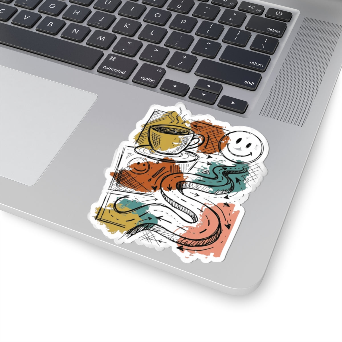 "Happy Coffee" Sticker — Main