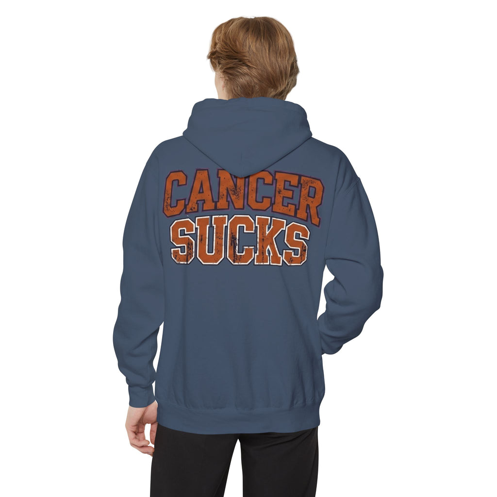 "Cancer Sucks" Garment-Dyed Hoodie