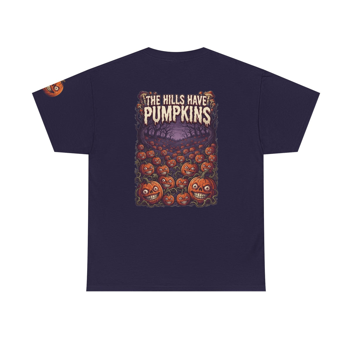 Color: Blackberry | The Hills Have Pumpkins Premium Graphic Tee