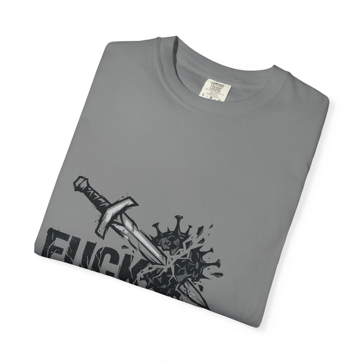 Color: Grey | Battle Mode Activated | Garment-Dyed Tee — AttitudeShirts