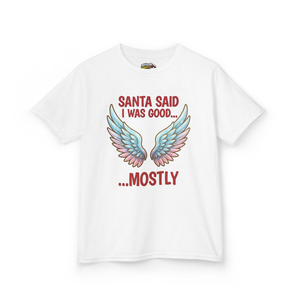 Color: White | Santa Said I Was Good Kids Tee