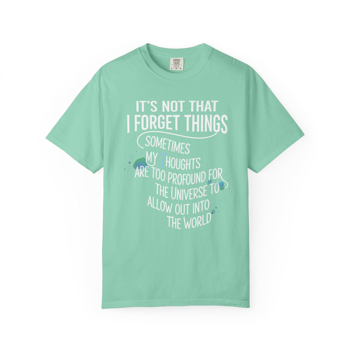 Color: Island Reef | Profound Thoughts 4 Unisex Garment-Dyed T-shirt