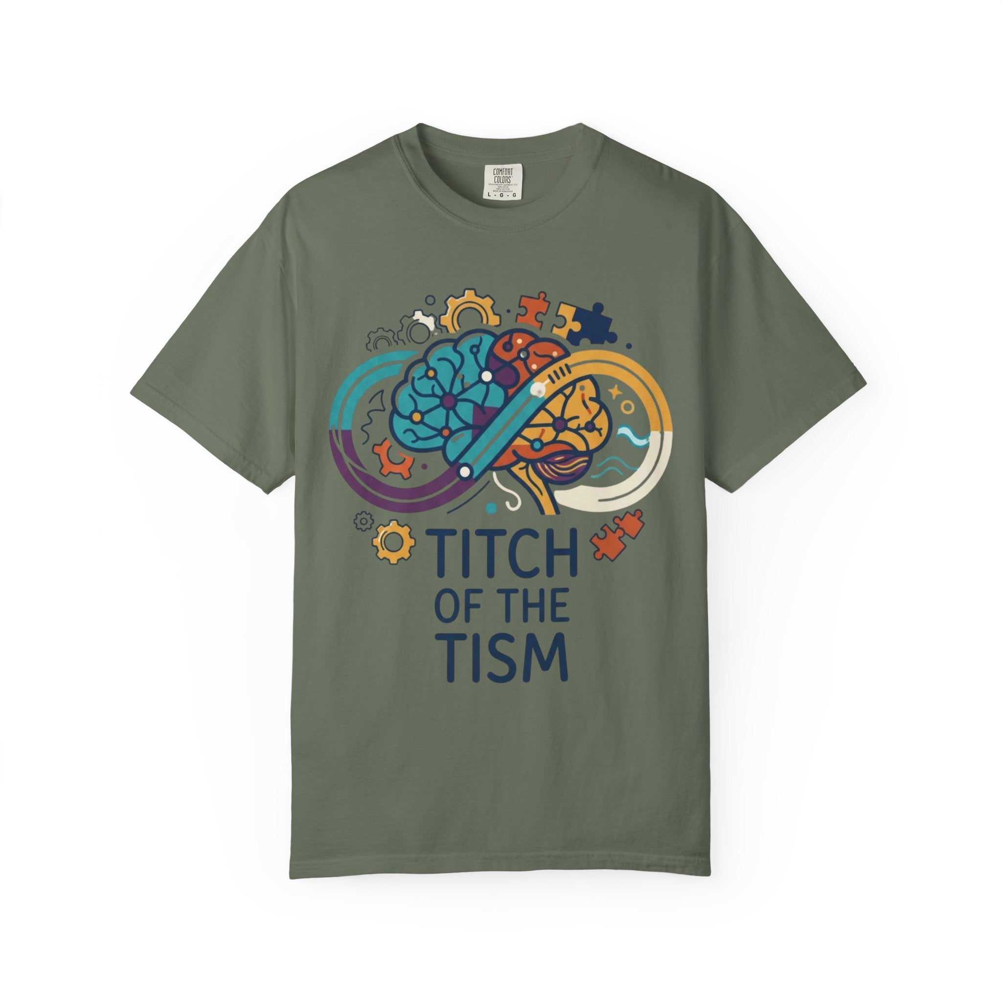 "Titch of the Tism" Unisex Garment-Dyed Tee