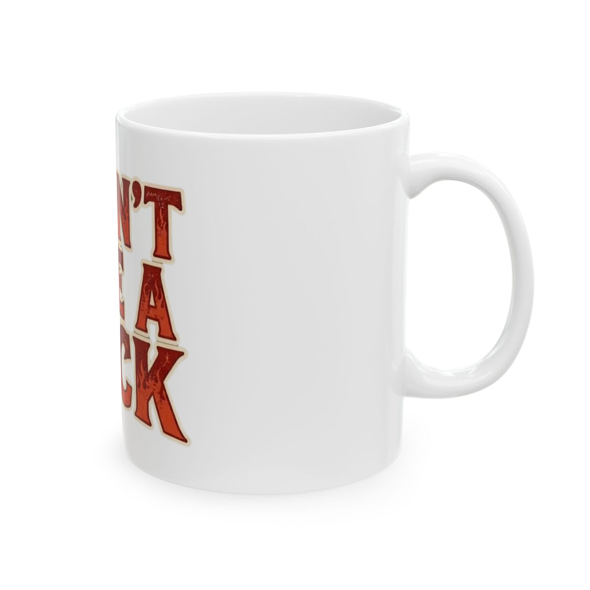 "Bad Reputation" White Ceramic Mug — Graphic