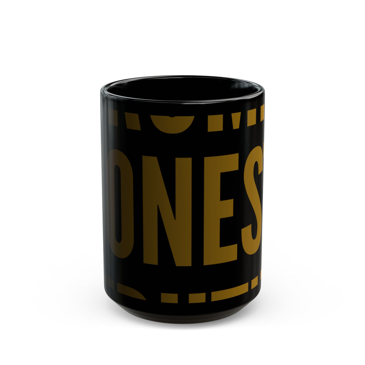 "Trump Honest Truth" Black Ceramic Mug