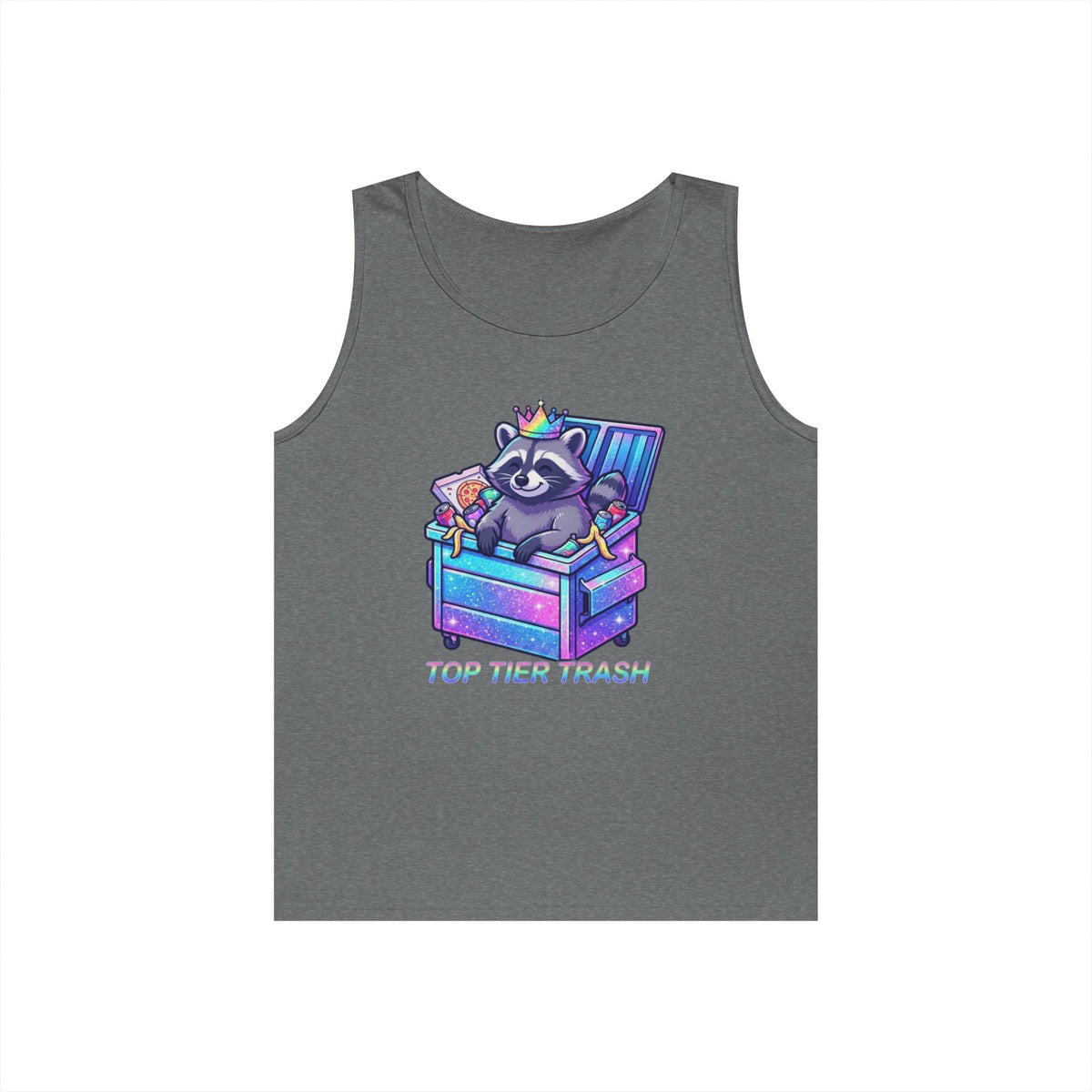 Color: Graphite Heather | Top Tier Trash Tank Top