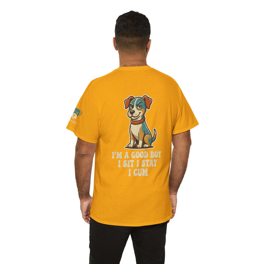 Color: Gold | I'm A Good Boy Premium Graphic Tee