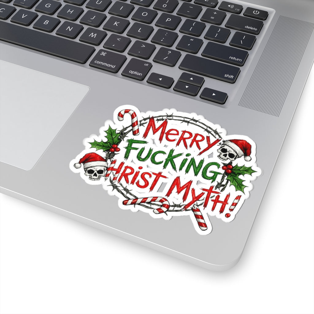 The Christ Myth Files | Kiss-Cut Sticker — AttitudeShirts