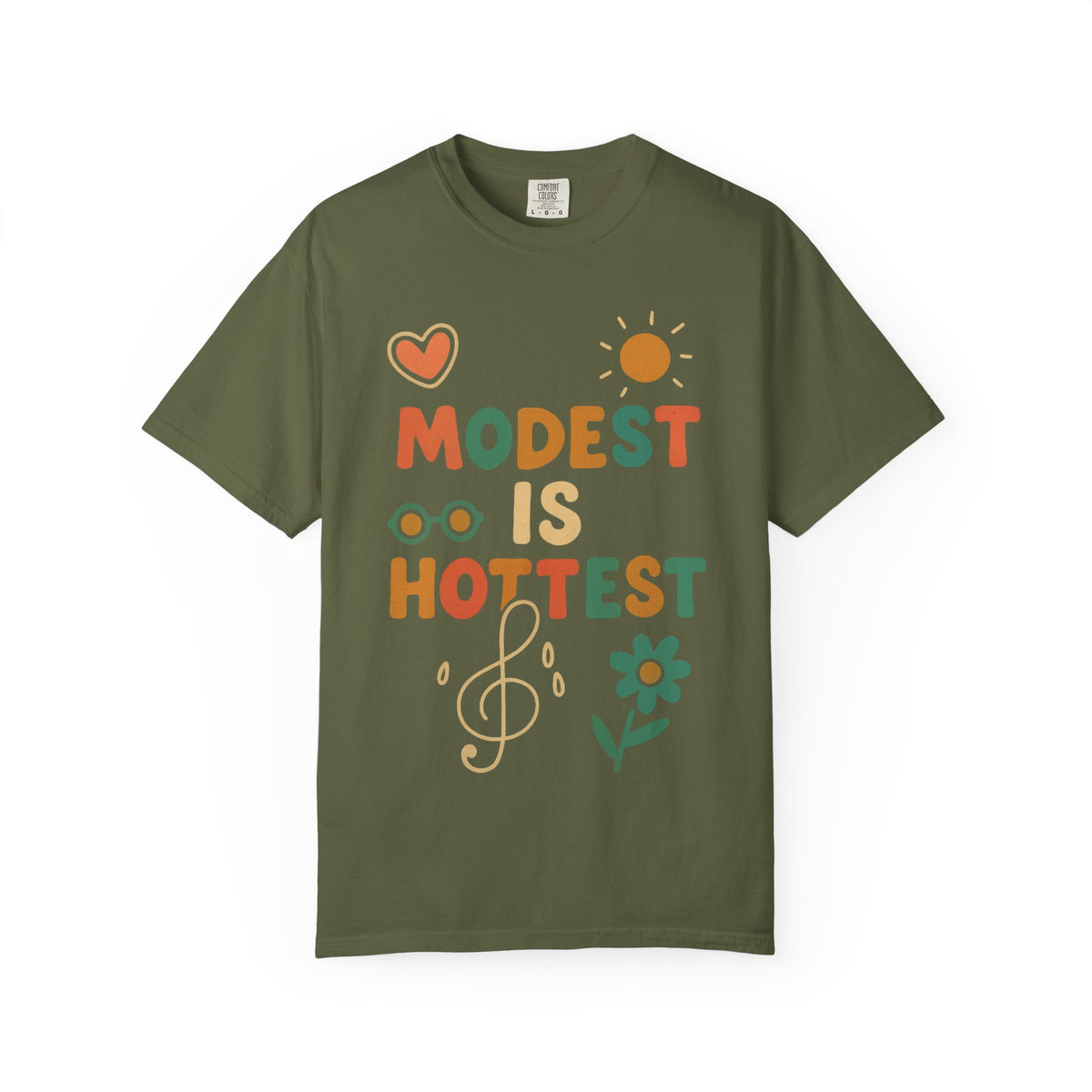 Color: Hemp | Modest is Hottest Unisex Garment-Dyed T-shirt