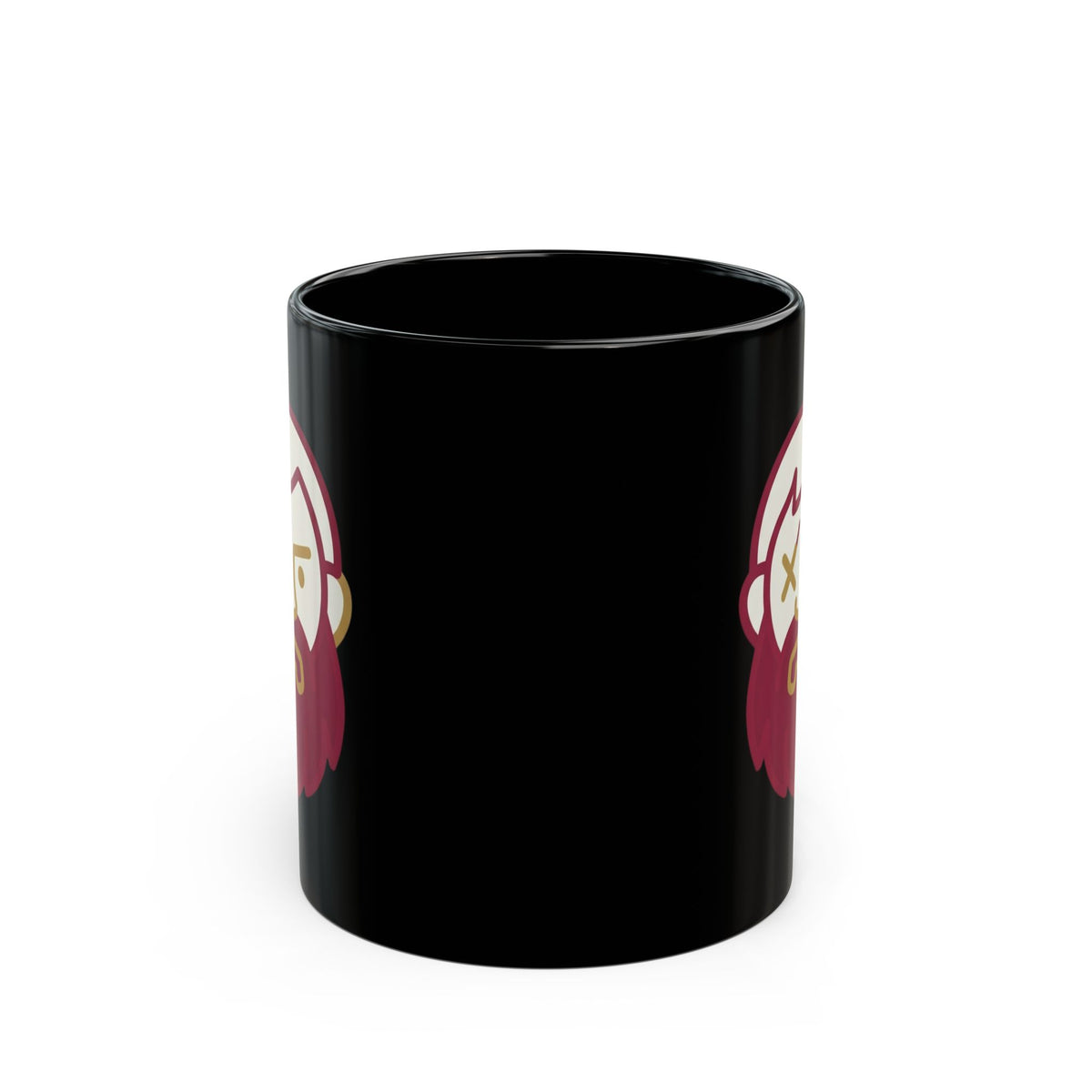 "Good Book Series Coffee Hot and Dead" Black Ceramic Mug — Graphic