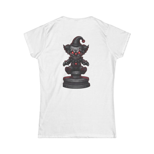 Color: White | Nightmare Clown Women's Tee