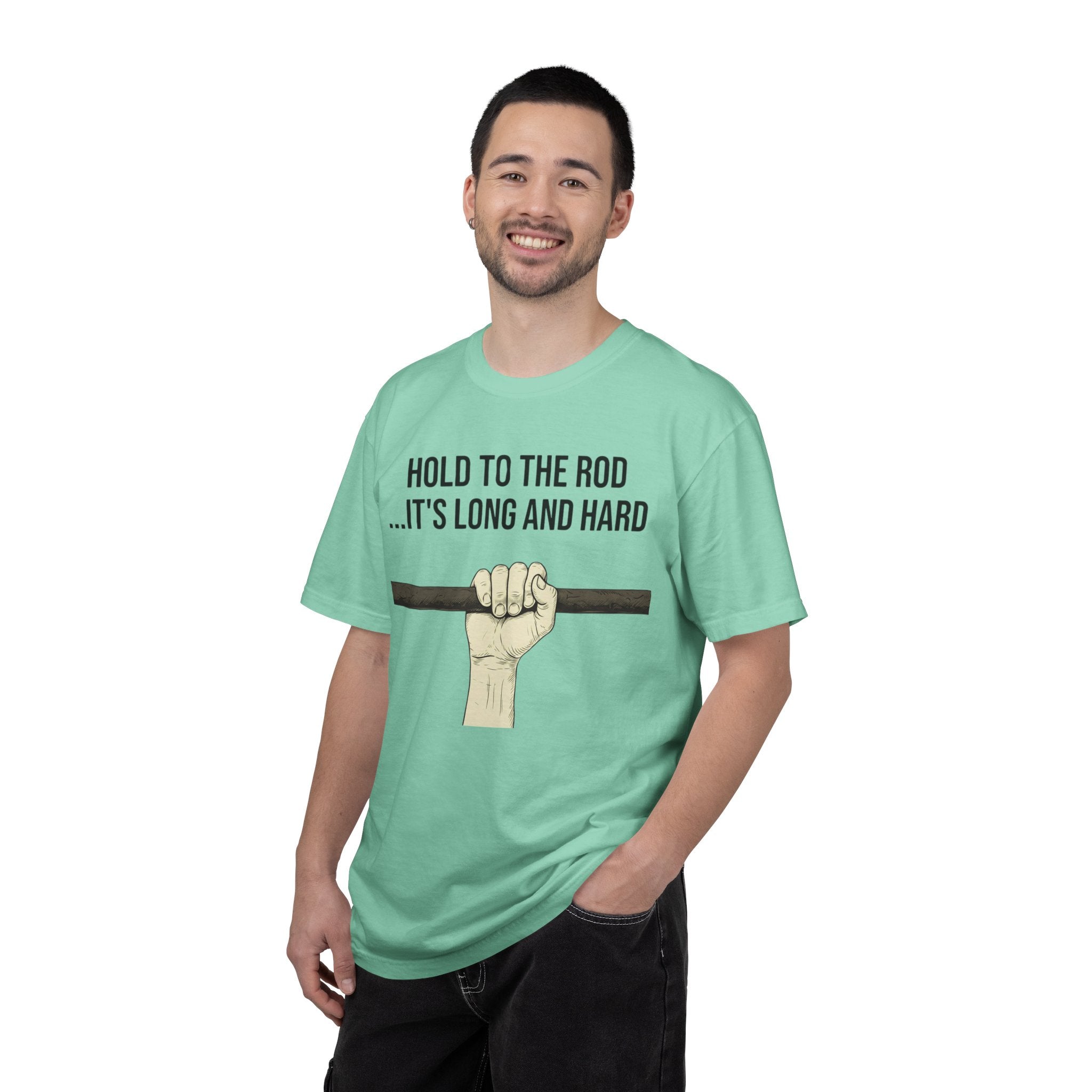 "Hold to the Rod" Unisex Garment-Dyed Tee