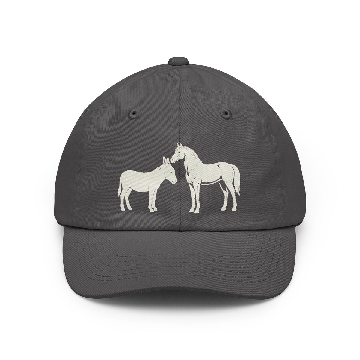 Color: Charcoal | Good Book Series Ezekiel 23 20 Love Language Dad Hat — Graphic