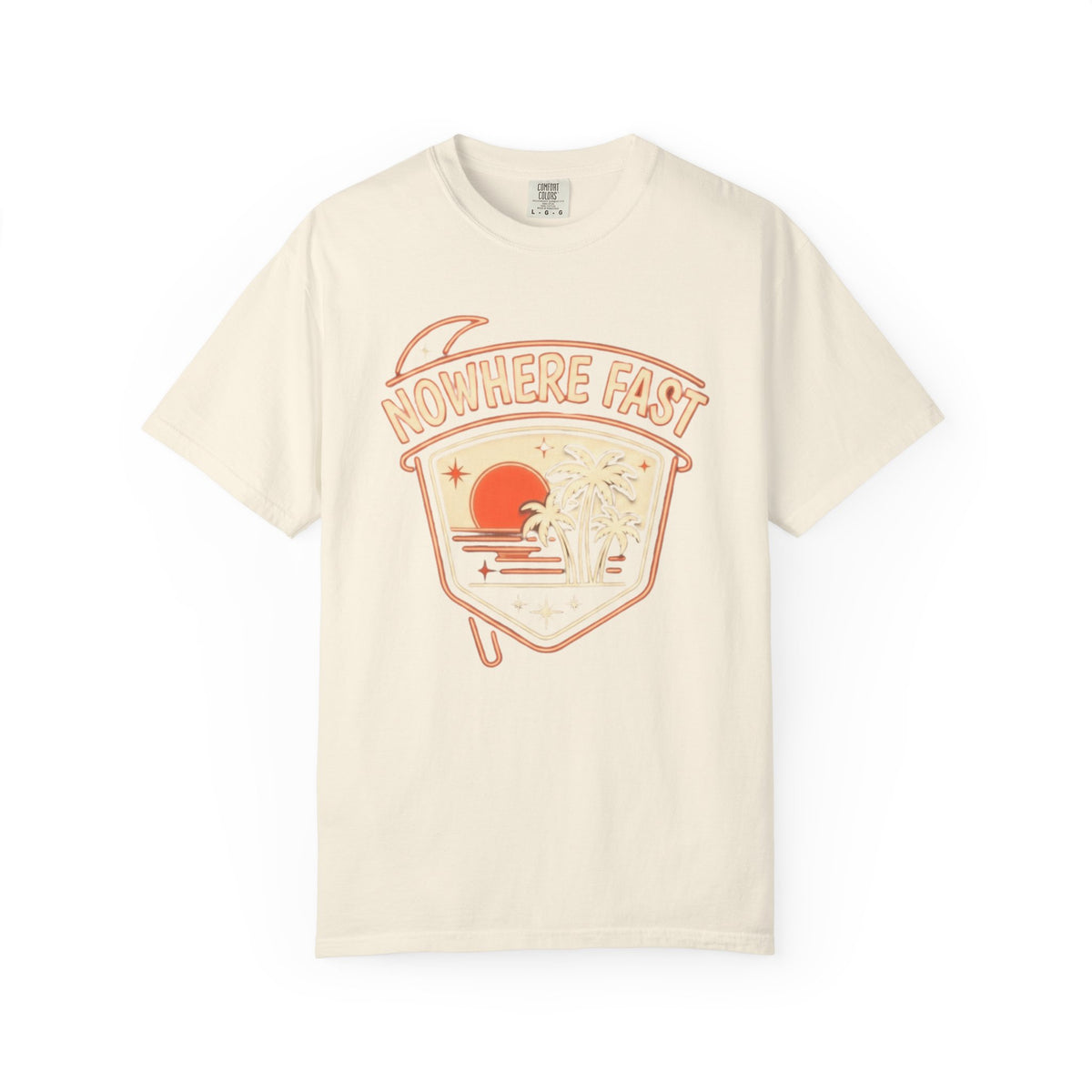 "Nowhere Fast" Unisex Garment-Dyed Tee
