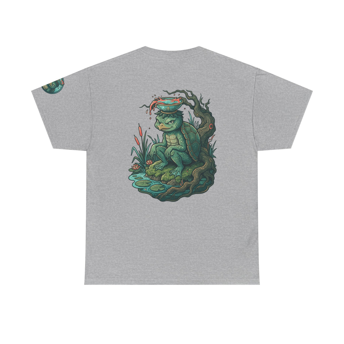 Color: Sport Grey | Kappa (Japanese Folklore) Premium Graphic Tee