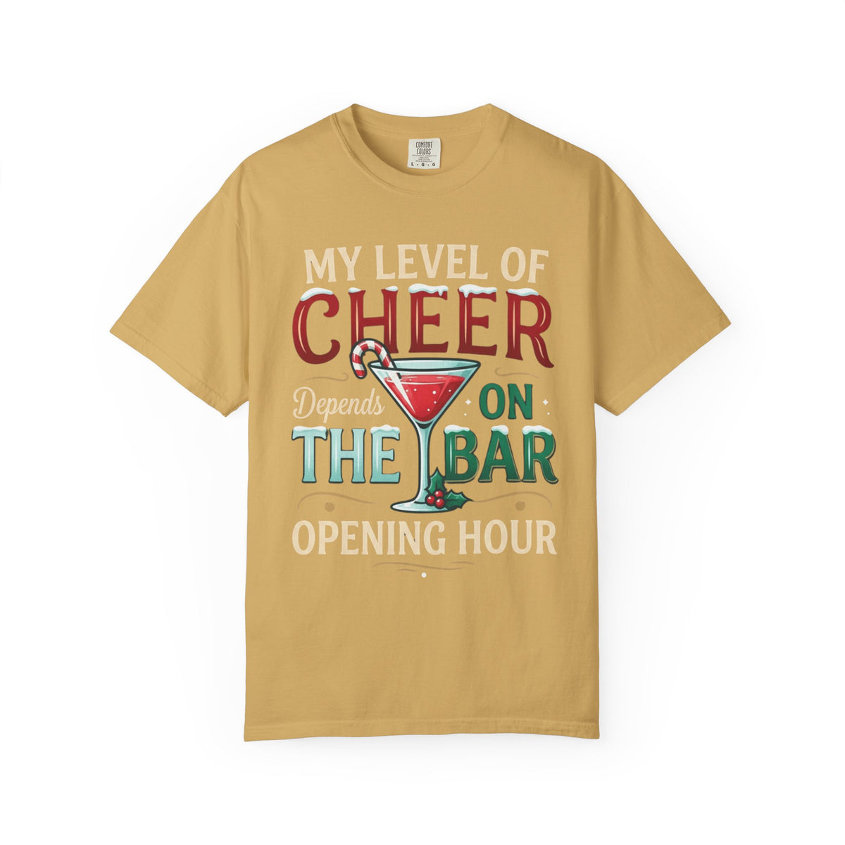 "Christmas Cheer" Unisex Garment-Dyed Tee