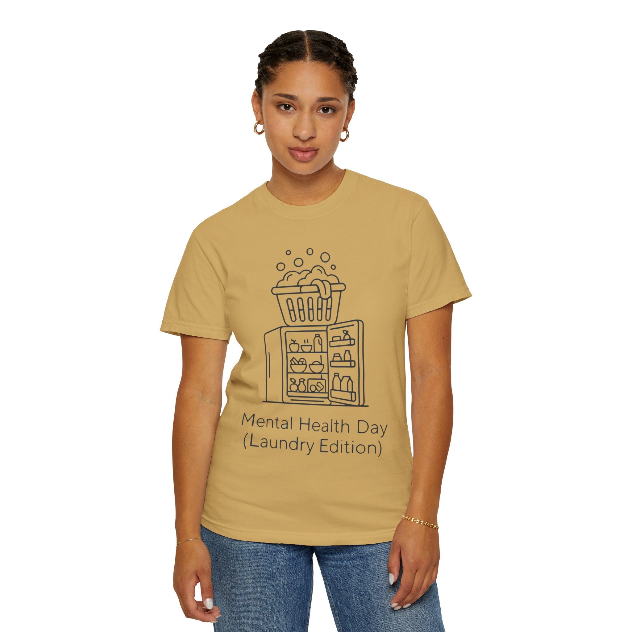"Mental Health Day - Laundry Edition" Unisex Garment-Dyed Tee