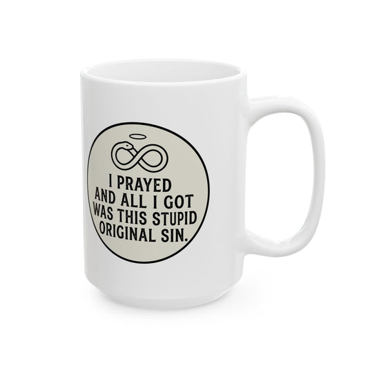 "Good Book Series Original Sin" White Ceramic Mug