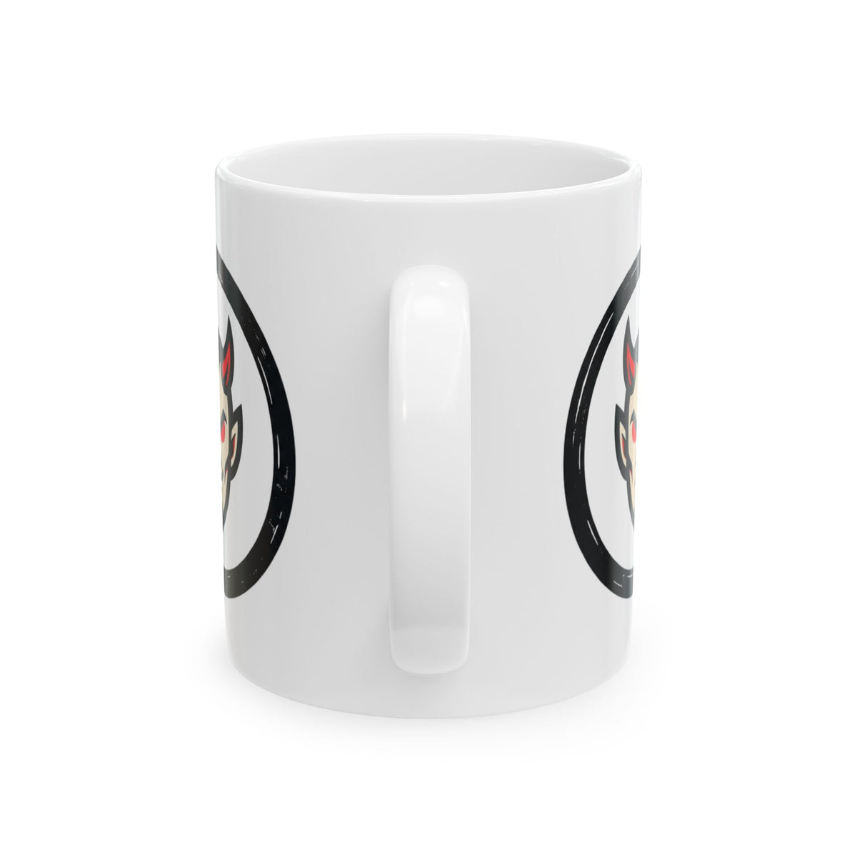 "Tallies to Hell" White Ceramic Mug — Graphic