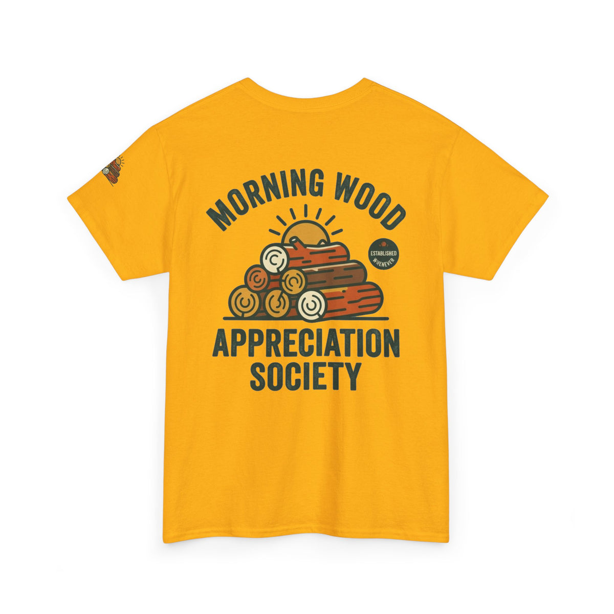 "Morning Wood Appreciation Society" Premium Graphic Tee